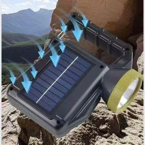 FOCO SOLAR CON CONEXIÓN USB