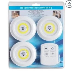 SET LUCES A PILAS ( TRAE CONTROL)