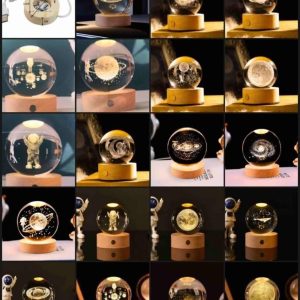 LAMPARA ESFERA 6CM (SURTIDO)