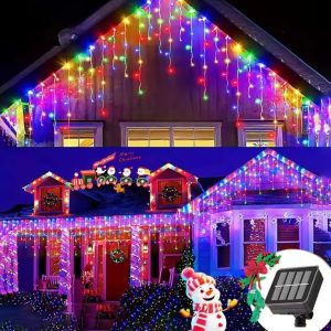 CASCADA TECHO MULTICOLOR SOLAR (10MTS)