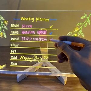 PIZARRA CON LUZ Y COLORES