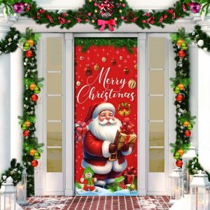 FUNDA PUERTA NAVIDEÑA