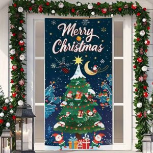 FUNDA PUERTA NAVIDEÑA