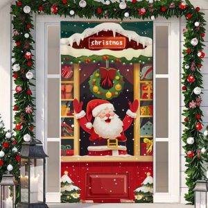 FUNDA PUERTA NAVIDEÑA