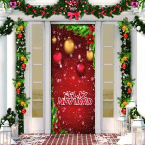 FUNDA PUERTA NAVIDEÑA
