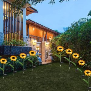 PACK 2 ESTACA GIRASOL SOLAR