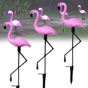 SET FLAMENCOS 3PCS SOLAR