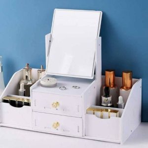 TOCADOR CON ESPEJO CUADRADO