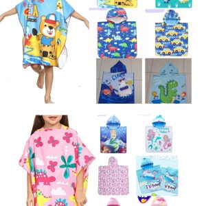 DOCENA DE TOALLAS CAPUCHA (NIÑOS)