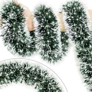 PACK 100 GUIRNALDA 2MTS VERDE NIEVE