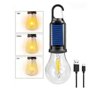 AMPOLLETA SOLAR Y USB