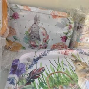 12 BANDEJA METALICO 30CM PASCUA