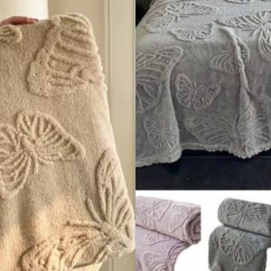 FRAZADA MARIPOSA 2 PLAZAS SURTIDOS