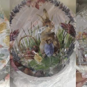 12 BANDEJA METALICO 20CM PASCUA