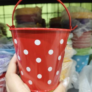 12 BALDE METALICO PUNTOS SURTIDOS