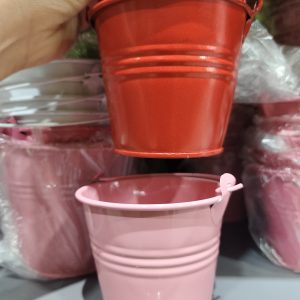 12 MINI BALDE METALICOS 6CM SURTIDOS