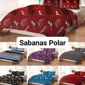 6 SABANAS DE POLAR 1 PLAZA Y MEDIA DISEÑOS