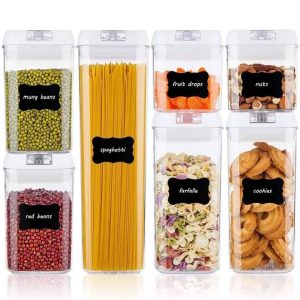 SET 7PCS CONTENEDOR ACRÍLICO
