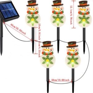 SET ESTACA SOLAR NAVIDEÑAS NIEVE