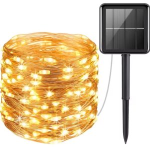LUCES SOLARES 20MTS ADAS AMARILLA
