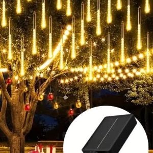 LUZ METEORO SOLAR AMARILLO 3MTS